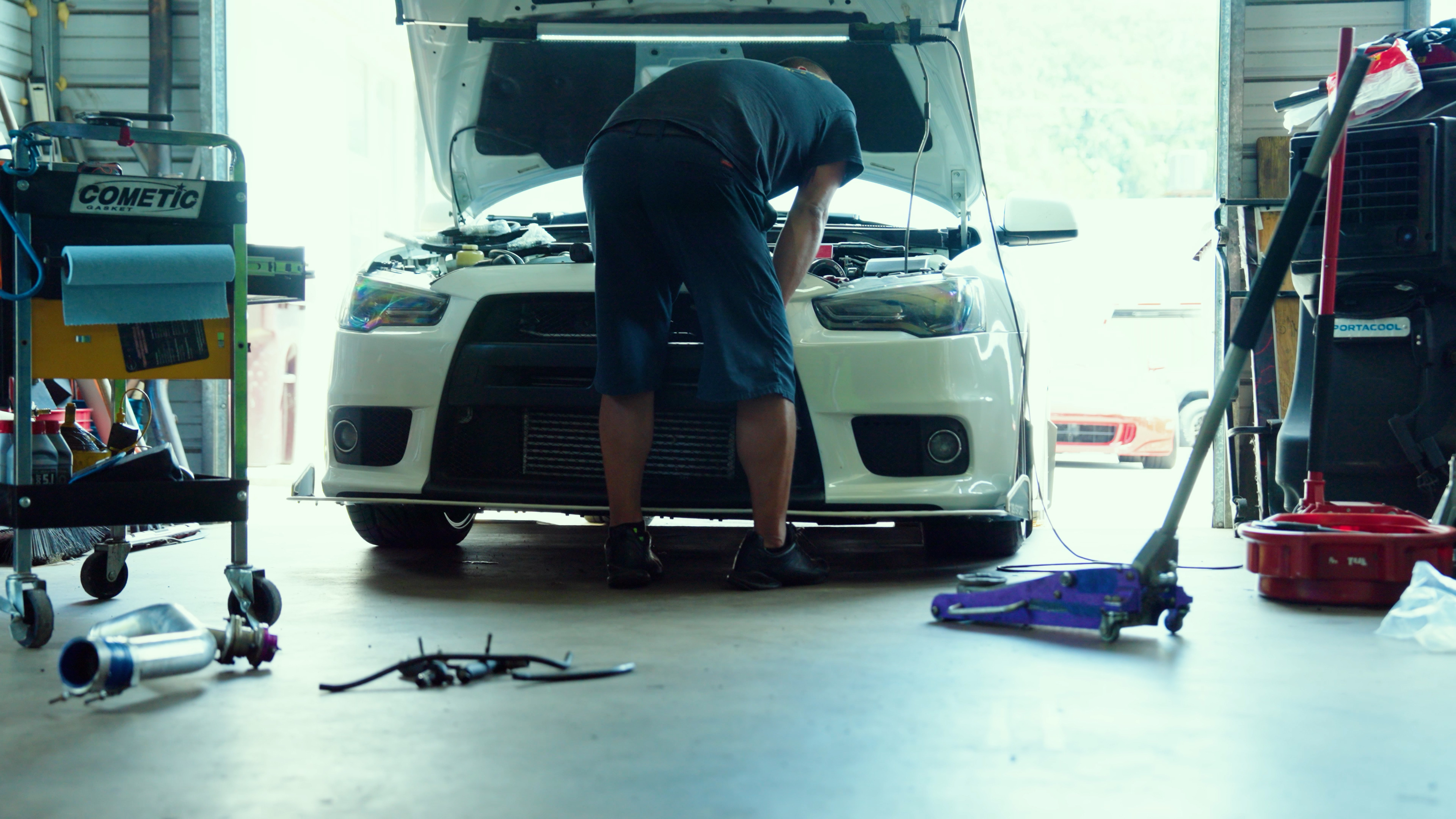 Total D Racing crew on the job