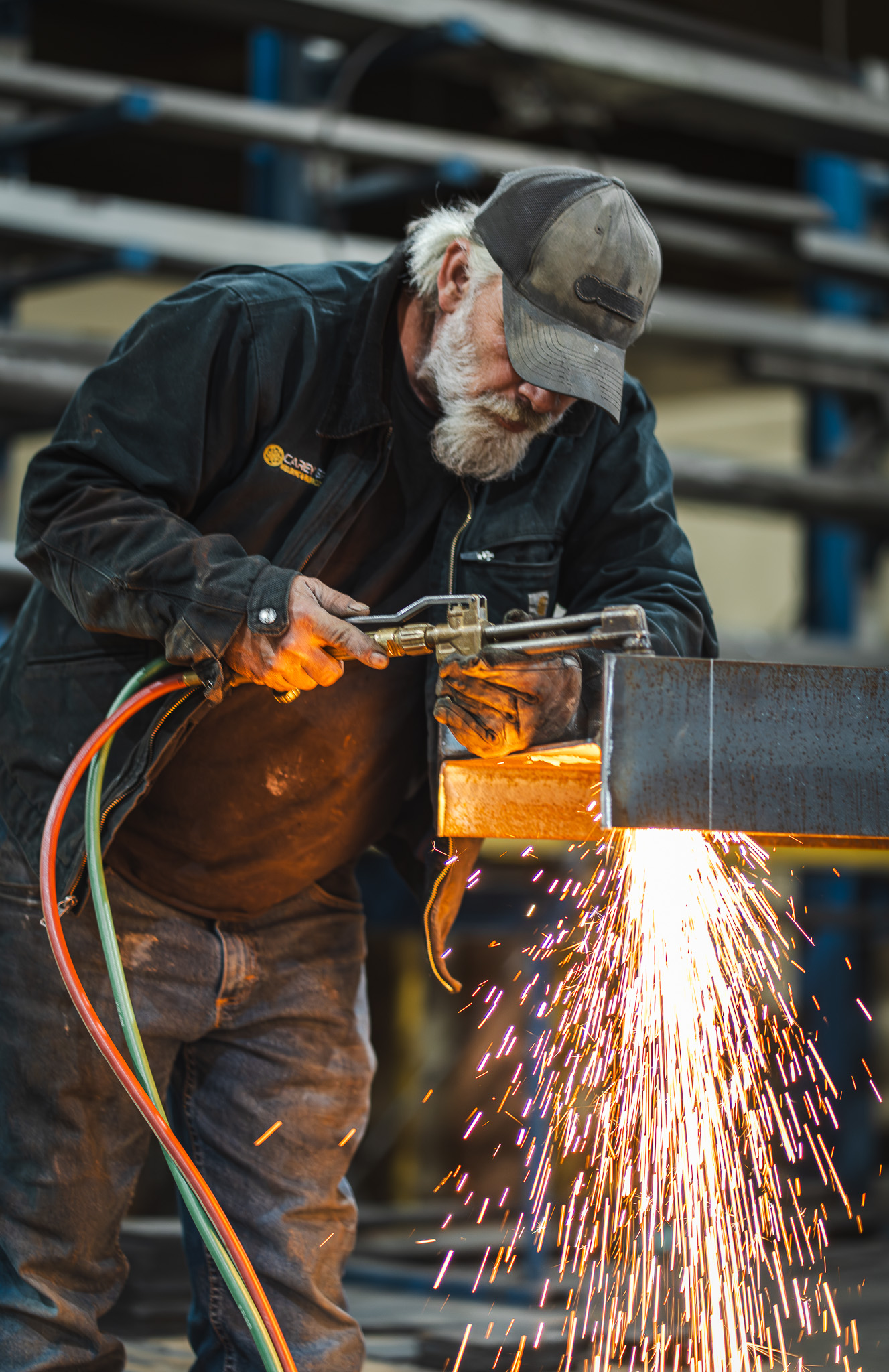 Carey Bros welding and fabrication crew on the job