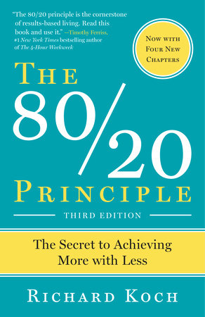 The 80/20 Principle by Richard Koch - book cover