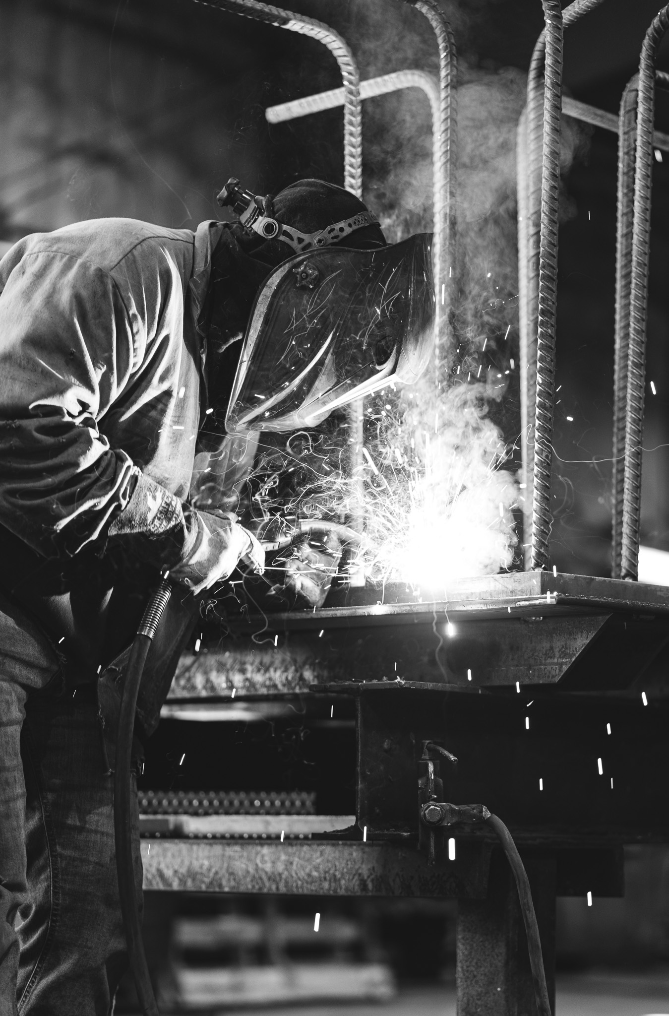 Carey Bros welding and fabrication crew on the job