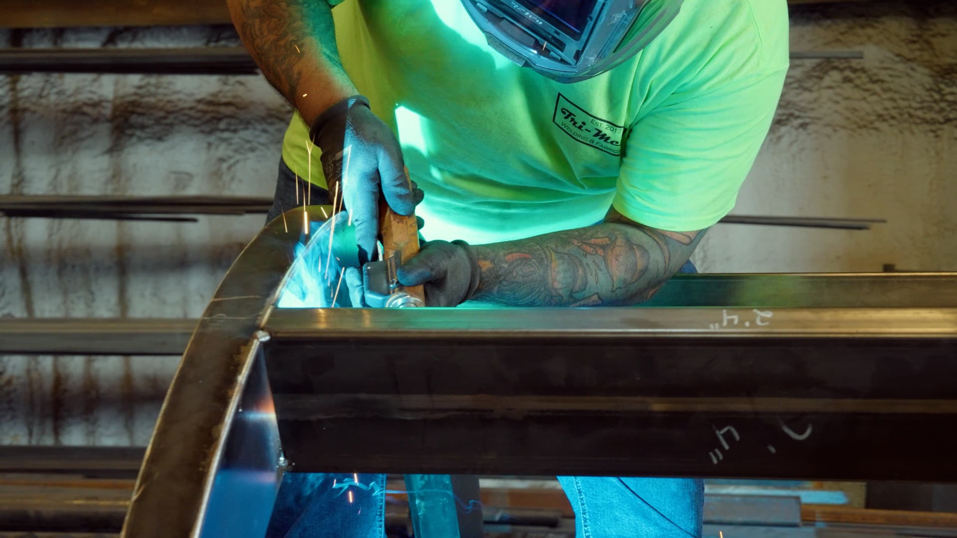 Tri-Metal crew on the job
