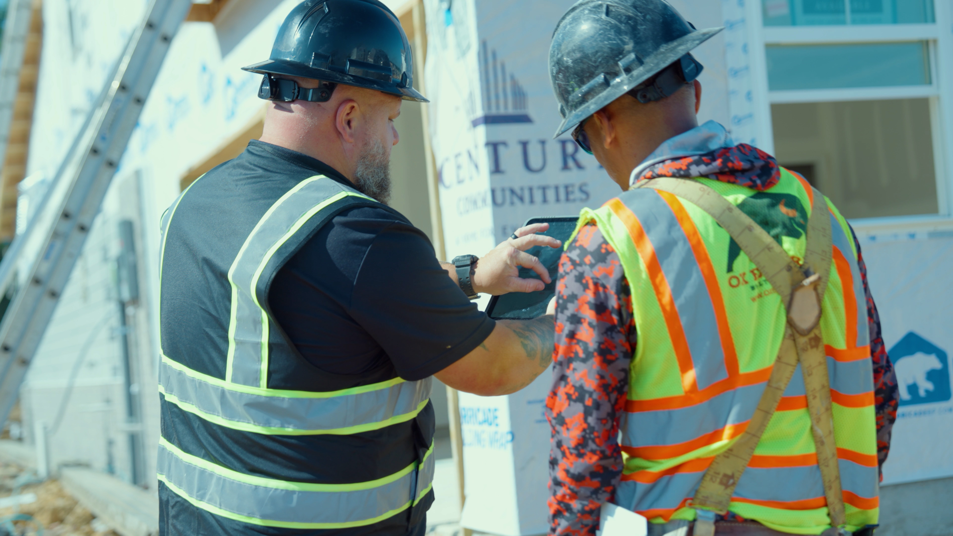 OX Exteriors crew on the job