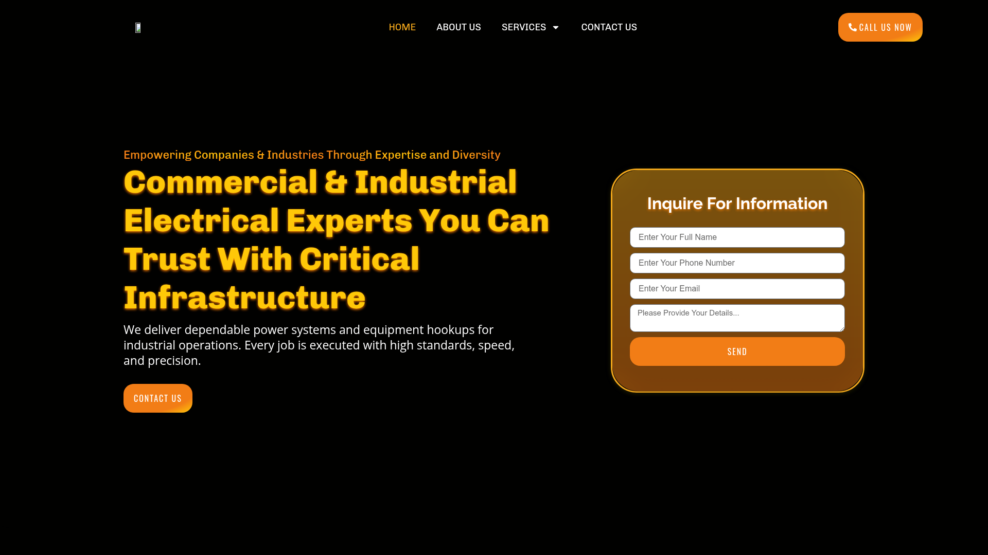 Phaze Electrical website
