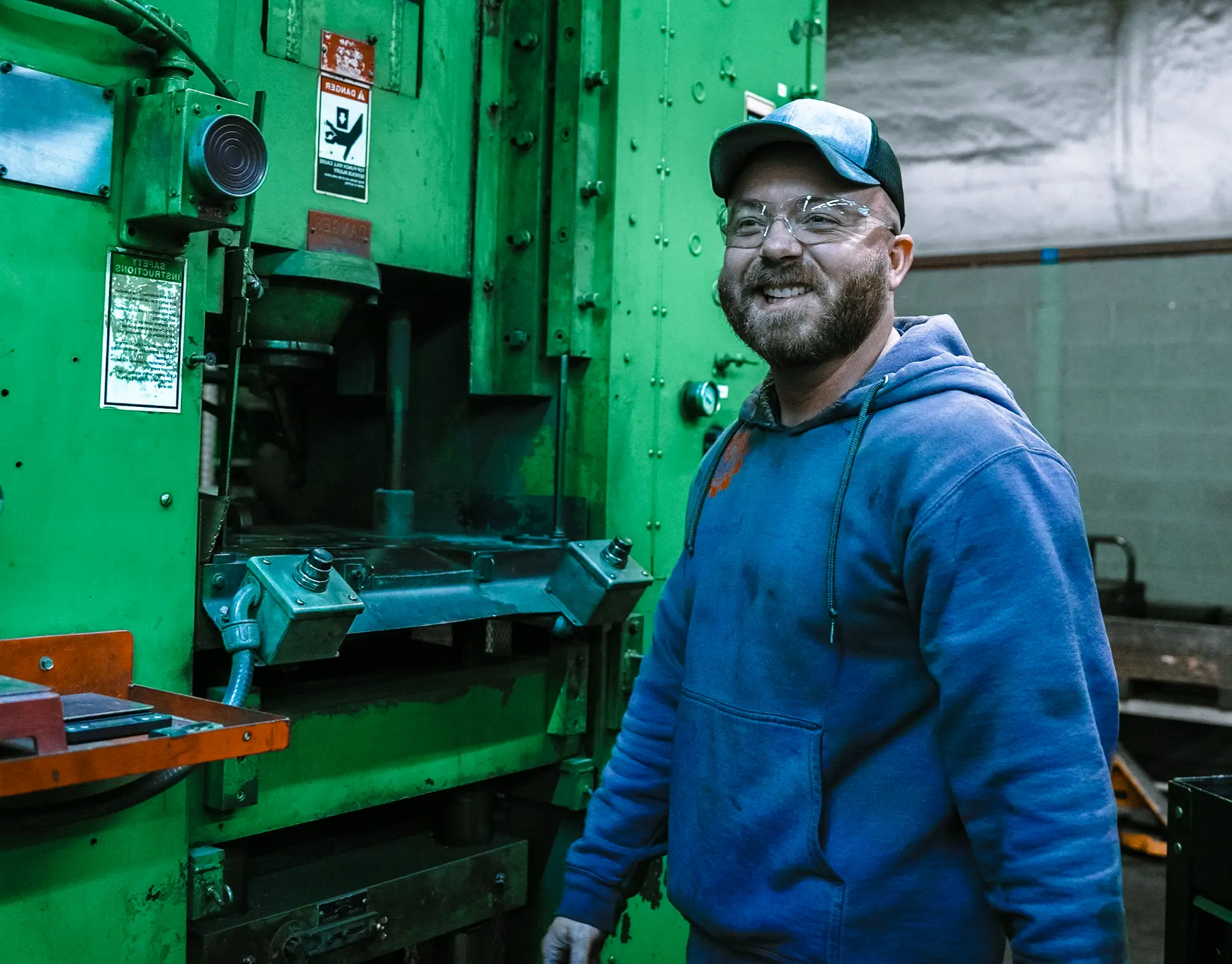 Volunteer Sintered Products crew on the job