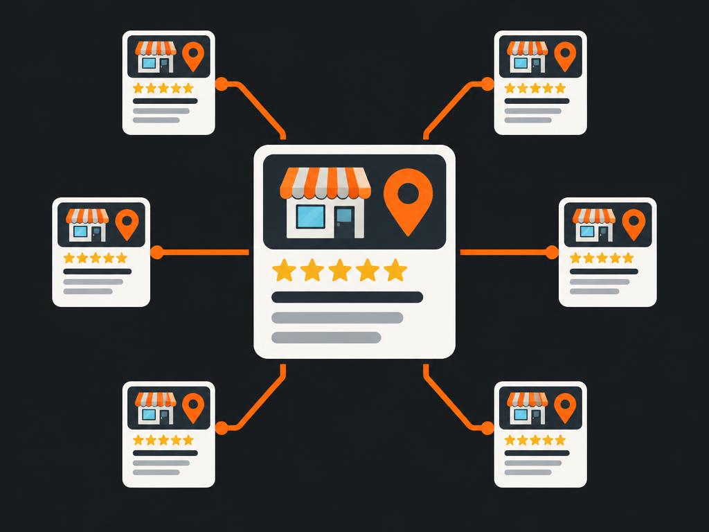Business profile kept consistent across many listings