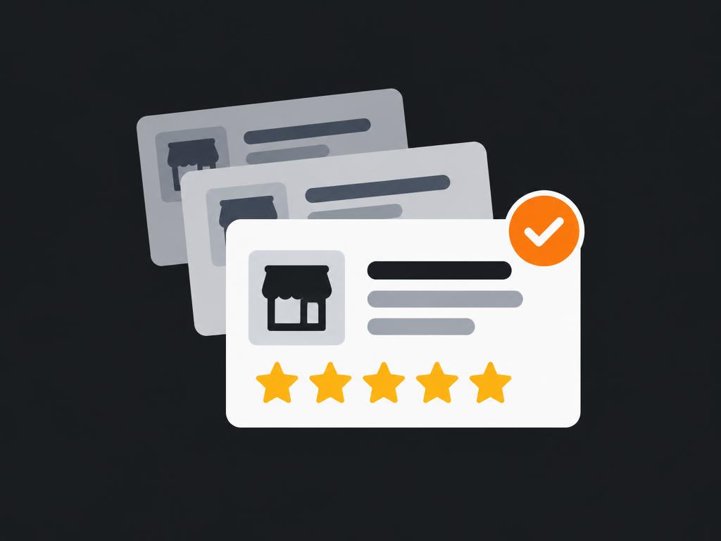 Verified directory listing with five stars