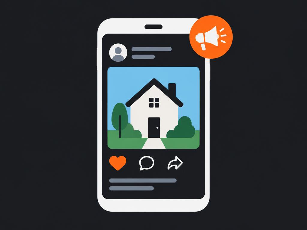 Social media ad on a phone